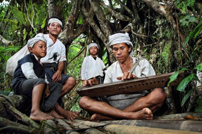 baduy suku sunda adat kanekes luar pakaian asli tribes kebudayaan banten indonesian perbedaan istiadat urang kearifan lokal kamus ringkas masyarakat suku baduy dalam dan luar