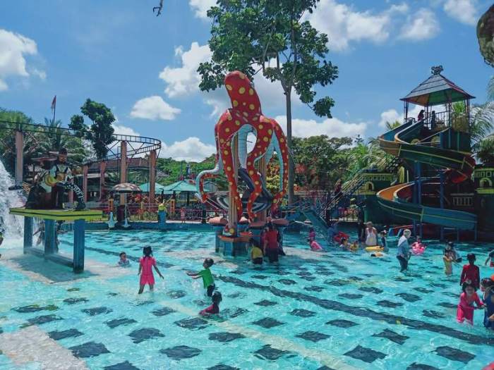 wisata water park cikole pandeglang banten terbaru
