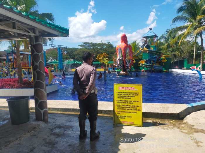 wisata water park cikole pandeglang banten