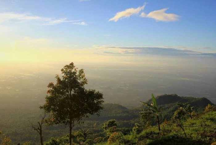 gunung karang akses disini jalur wisata gunung karang pandeglang banten terbaru