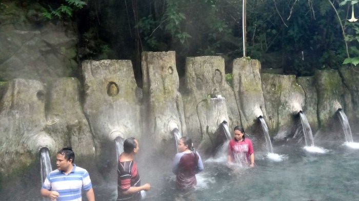 Guci tegal panas pemandian wisata lokasi