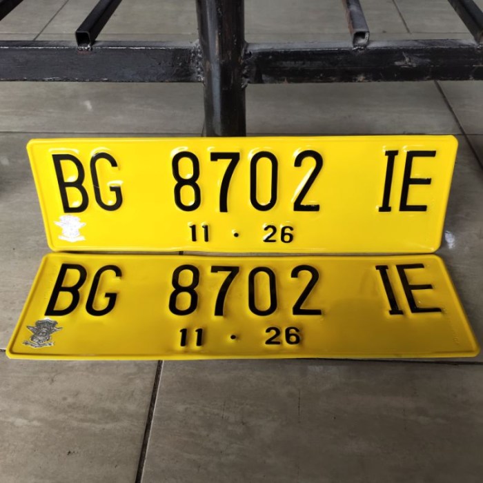 Plat kuning