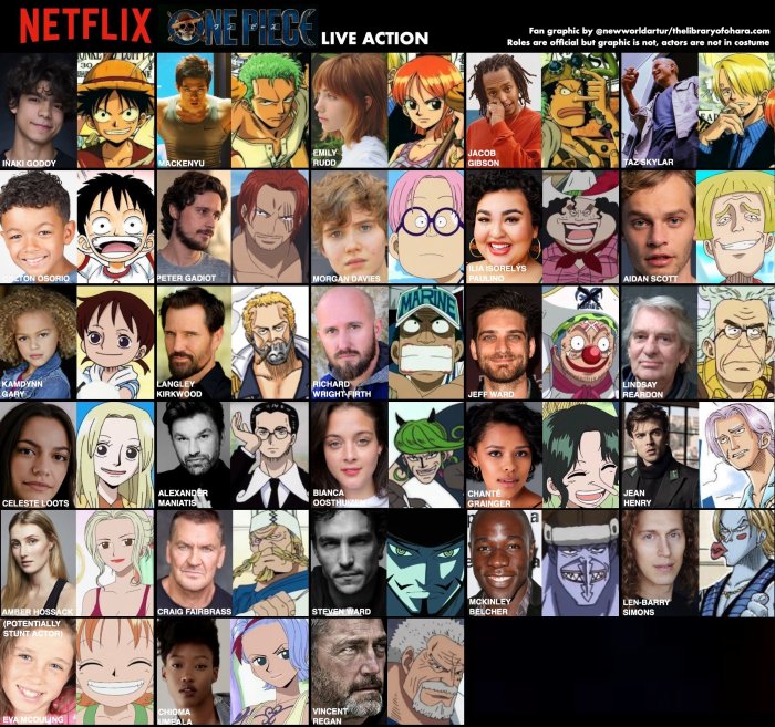 One piece actors