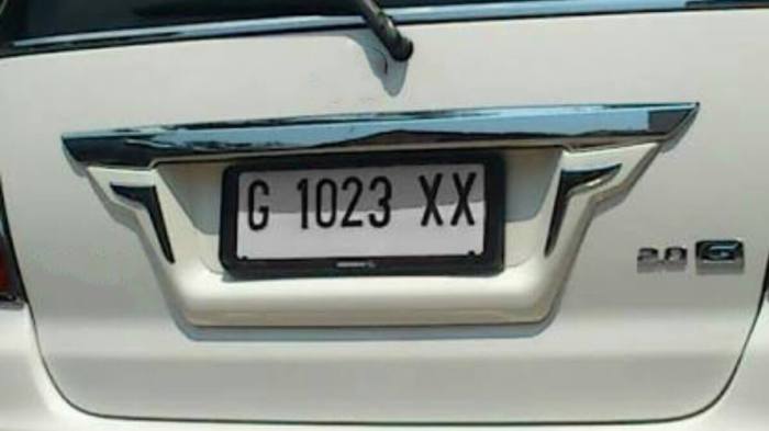 Info kode plat l wilayah surabaya