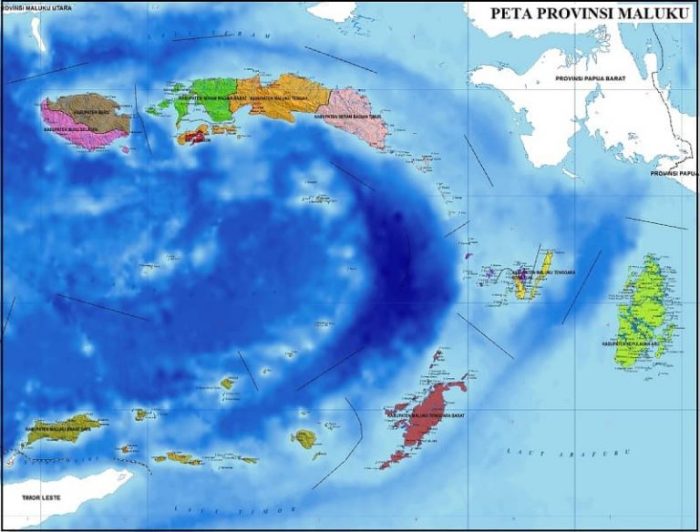 Kode plat de wilayah maluku ambon tual buru kepulauan aru