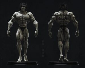 Baki hanma pose