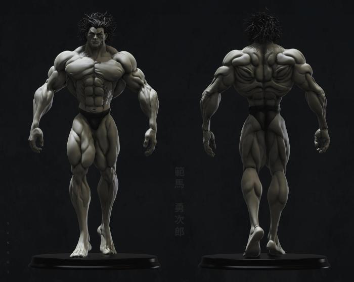 Baki hanma pose