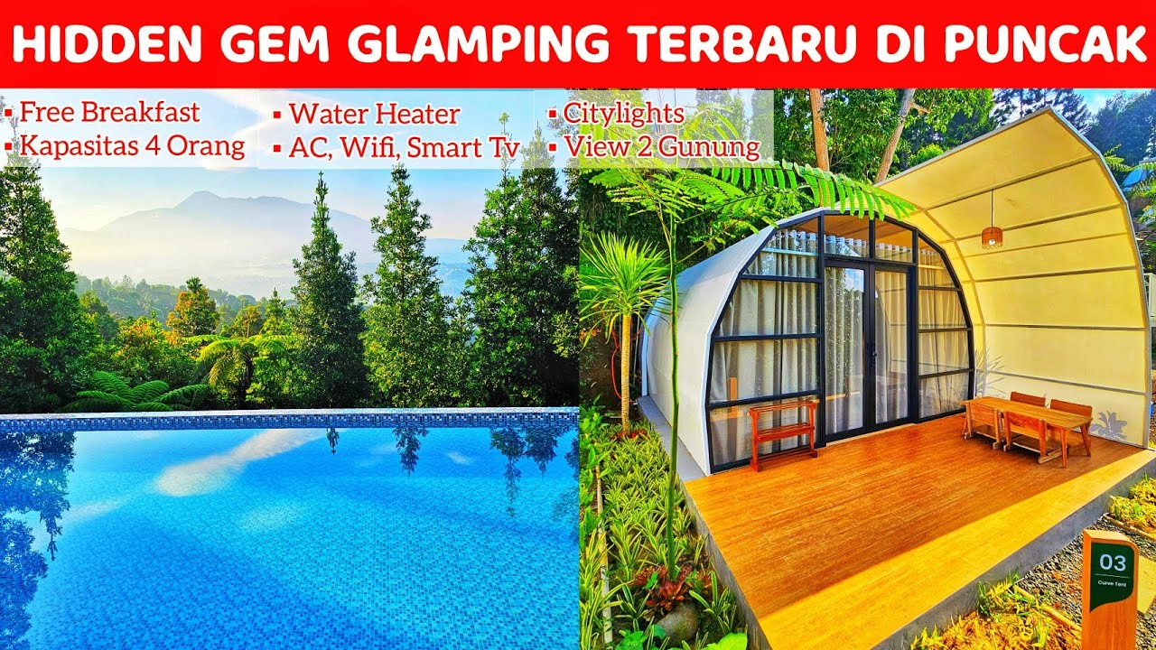 Glamping Puncak Murah Ada Kolam Renang